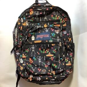 NWOT Jansport Day of the Dead Backpack